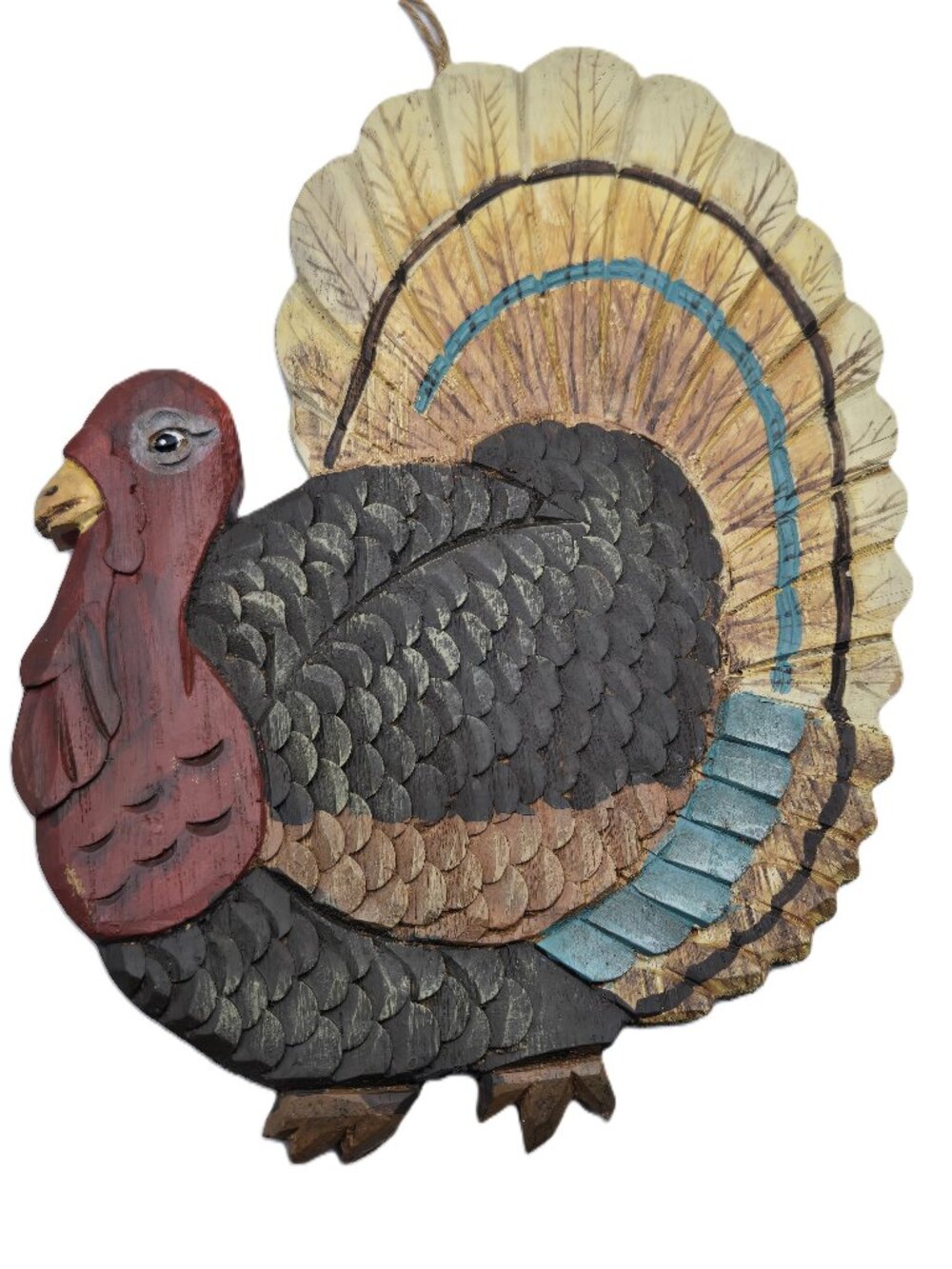 Thanksgiving Holiday Turkey Hanging Plaque